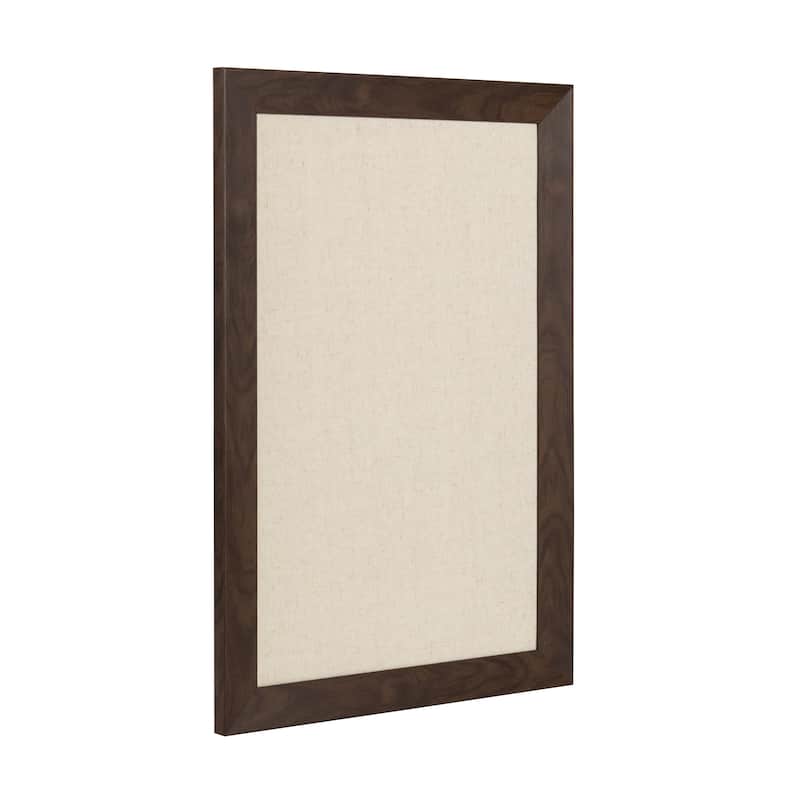 DesignOvation Beatrice Framed Linen Fabric Pinboard