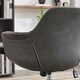 preview thumbnail 13 of 37, Back Support Home Desk Chair, Ergonomic Chair with Frame and Arms, Height Adjustable Rolling Swivel Office Chair - N/A
