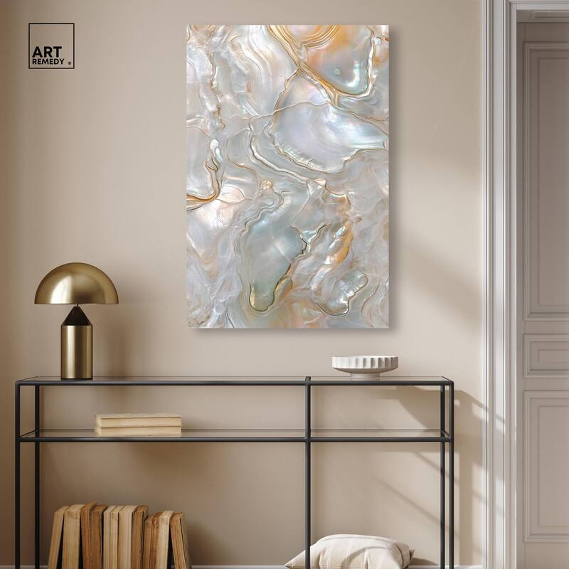 Fluid Preciousness IV Canvas by Art Remedy, Gallery Wrapped