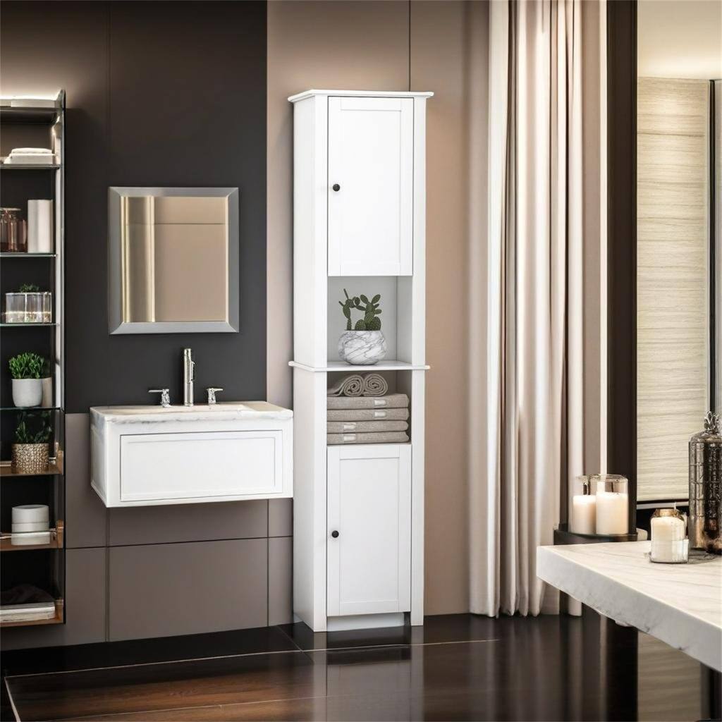 Tall Bathroom Storage Cabinet