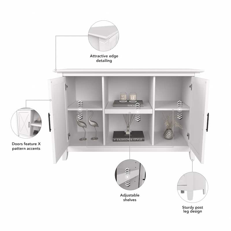 Key West Accent Cabinet with Doors by Bush Furniture