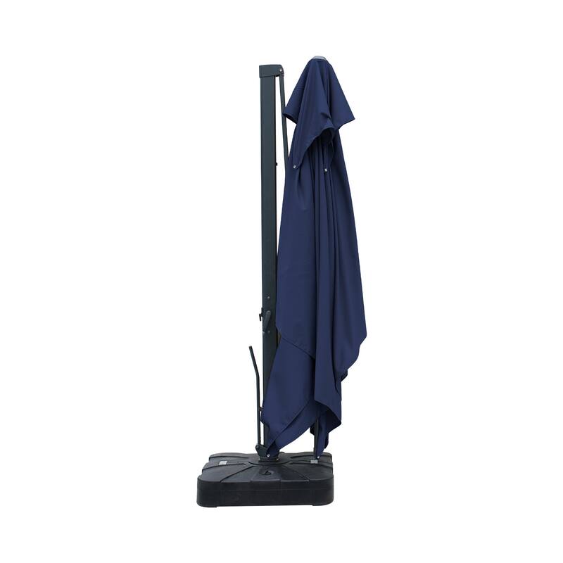 13-Ft Aluminum Dual-Roof Cantilever Umbrella
