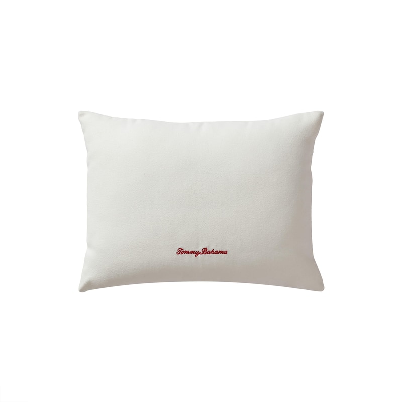 Tommy Bahama Festive Palms Red Throw Pillow