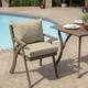 Arden Selections Leala Texture 21-inch Square Patio Chair Cushion Set