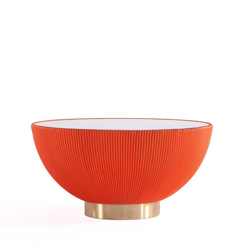 Manhattan Comfort Modern Anderson Upholstered Coffee Table