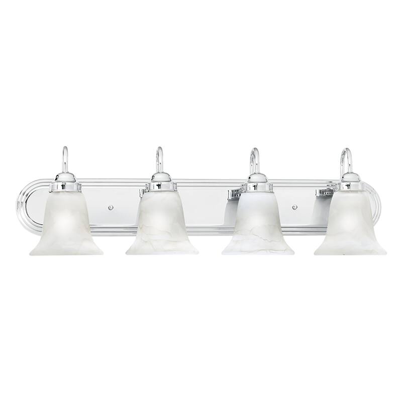 Homestead 18-inch Wide 2-Light Vanity Light in Brushed Nickel - 30 - Chrome