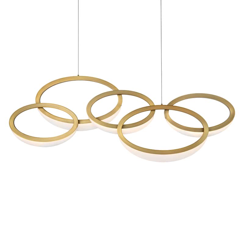 Orion 46in LED 5 Light Linear Pendant 3000K