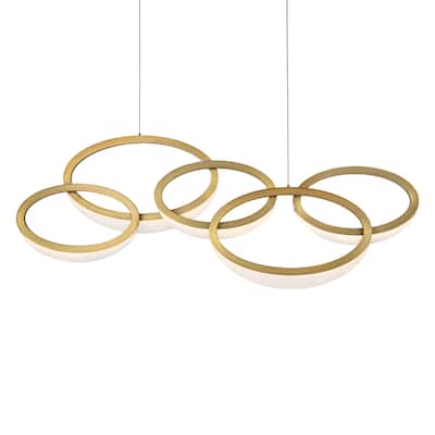 Orion 46in LED 5 Light Linear Pendant 3000K