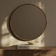 preview thumbnail 37 of 80, Classic Wooden Frame Farmhouse Round Wall Mirror
