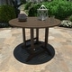 preview thumbnail 50 of 49, Weatherly 5-piece Outdoor Dining Set - 48" Round Table, Counter-height