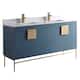 Option Blue/Satin Brass