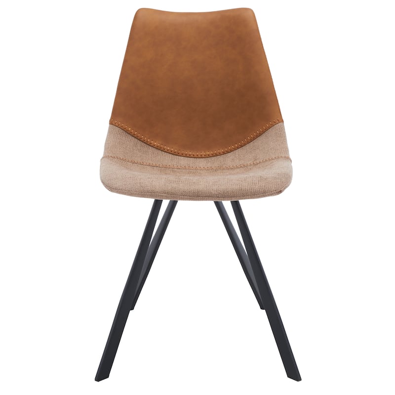 SAFAVIEH Gregoria Mid-Century Dining Chair (Set of 2) - 24 In. W x 19 In. D x 33 In. H - 24Wx19Dx33H