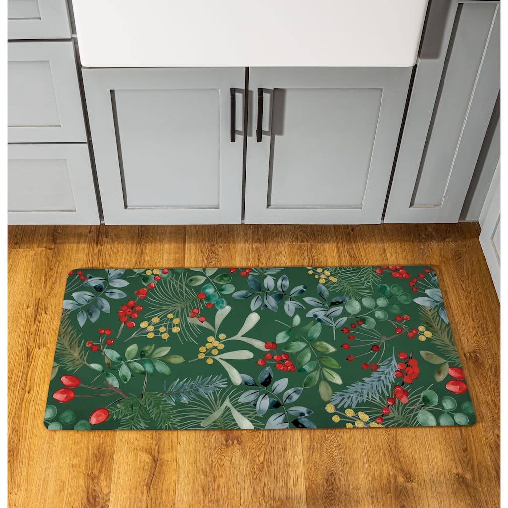 Festive Foliage Anti-Fatigue Door Mat - 40" x 20"
