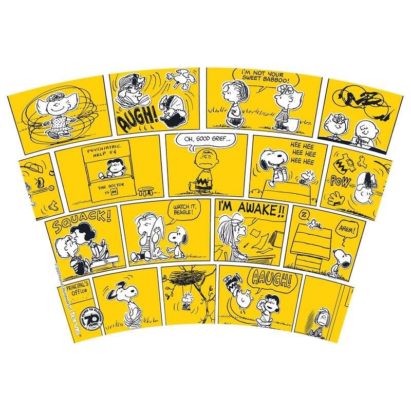 Tervis Peanuts 70th Comic Strip Made in USA Double Walled Insulated Travel Tumbler, Classic