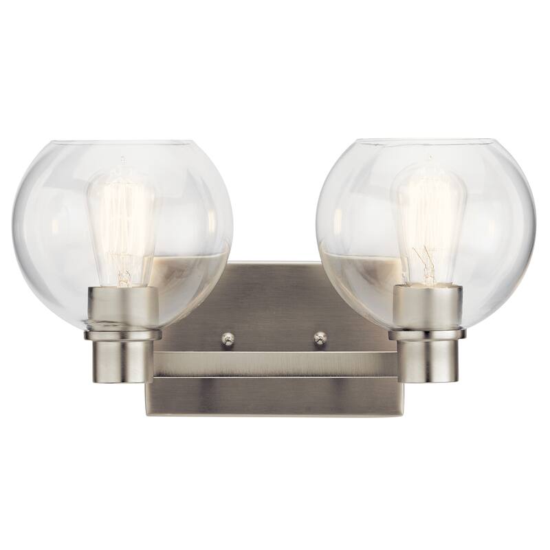 Kichler Lighting Harmony 2-Light Brushed Nickel Vanity Light