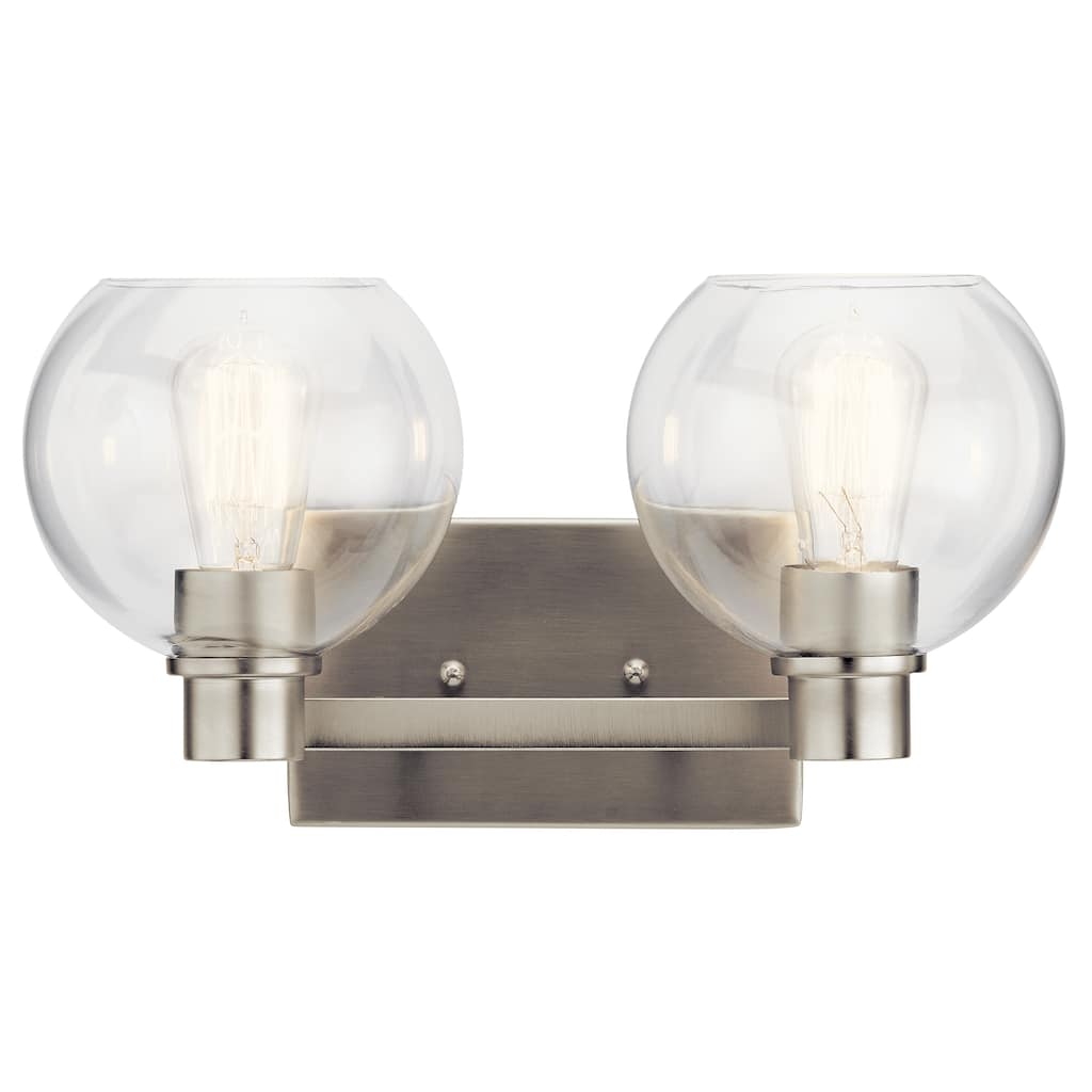 Kichler Lighting Harmony 2-Light Brushed Nickel Vanity Light