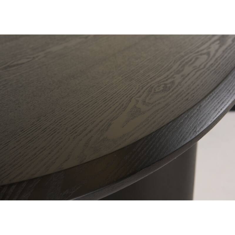 Modrest Summit Modern 118" Black Ash Dining Table