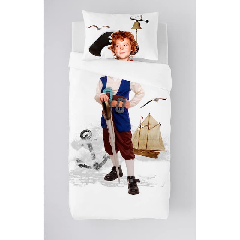 Gouchee Home Pirate Twin 2pc Duvet Cover Set