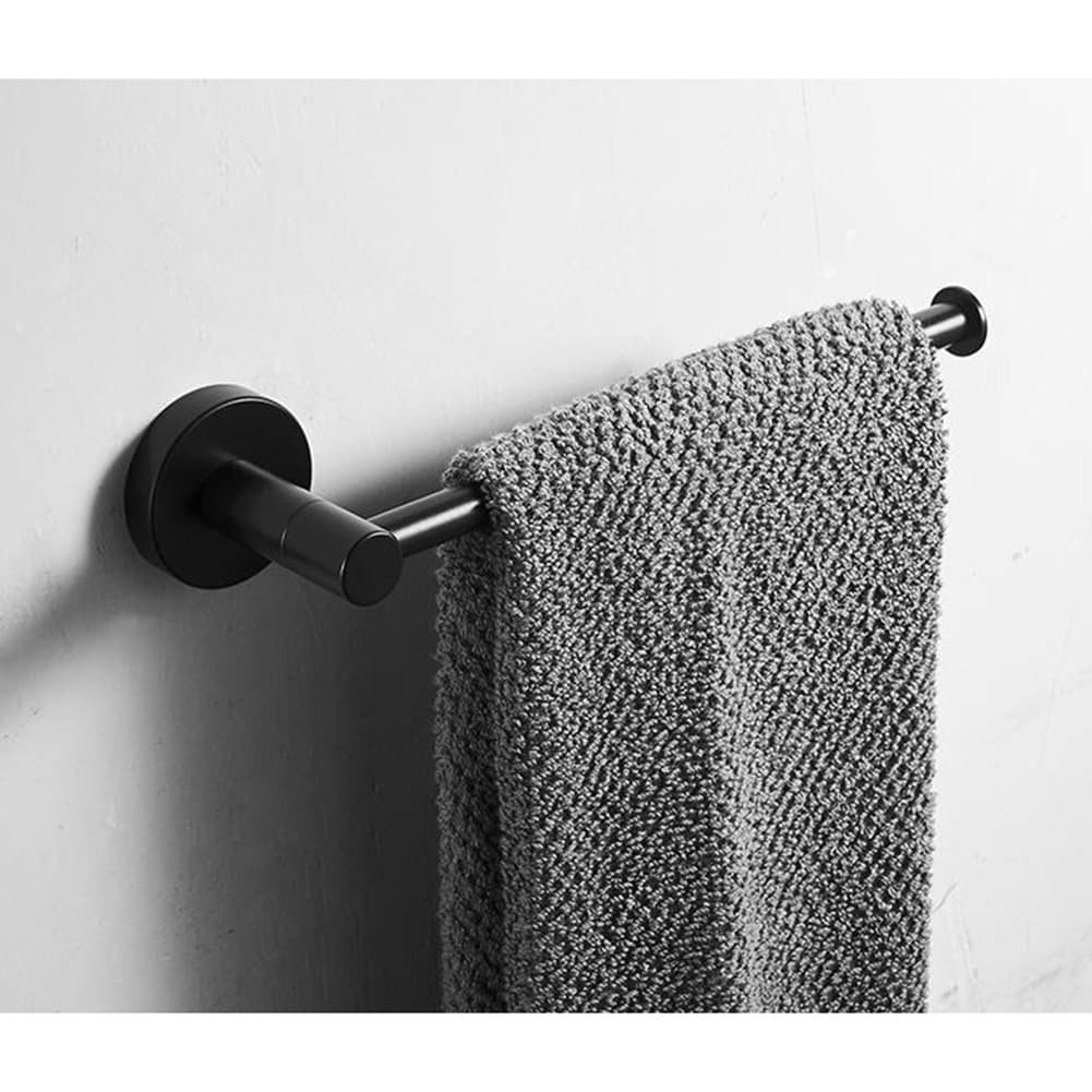 Stainless Steel Bathroom Accessories Set Robe Hooks Towel Ring Bar - Bed  Bath & Beyond - 31969923