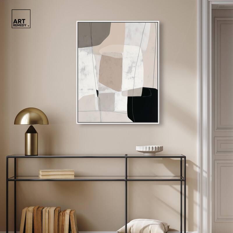 Neutral Forms I Canvas by Art Remedy