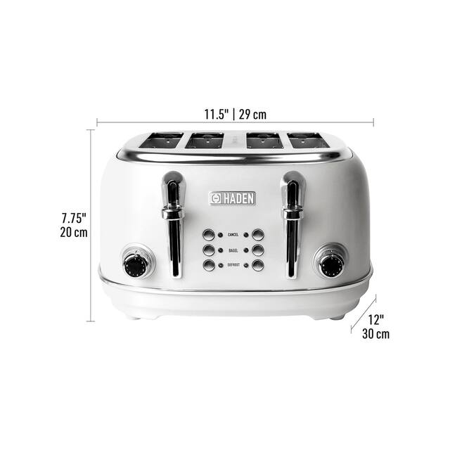 Haden Heritage 4-Slice, Wide Slot Toaster