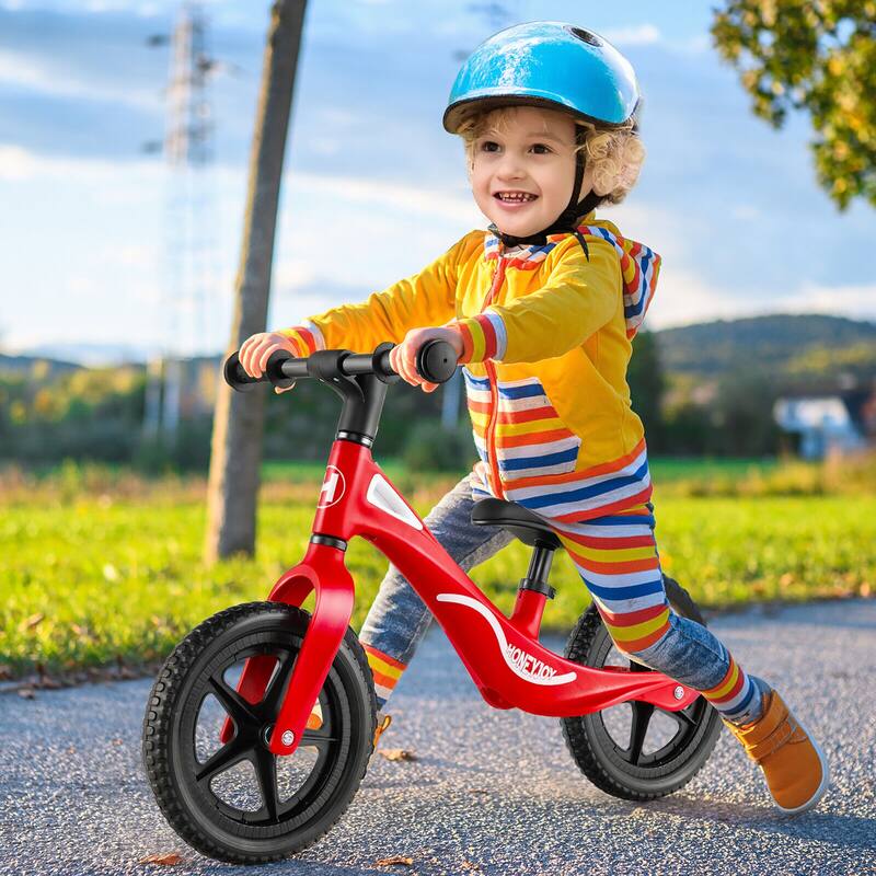 Gymax Kids Balance Bike Lightweight Toddler Bicycle with Rotatable