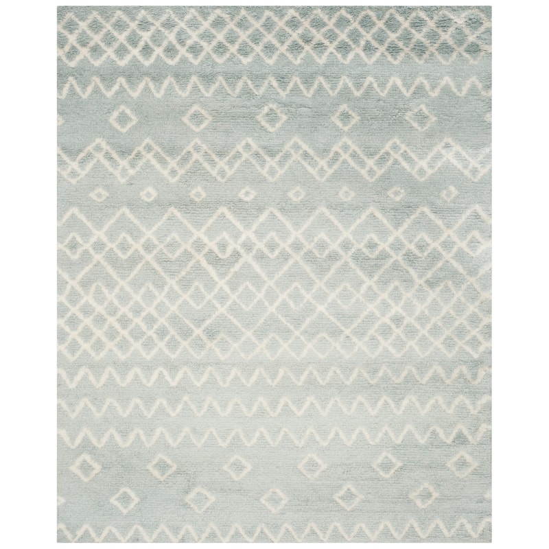 SAFAVIEH Handmade Casablanca Shag Dalma Tribal Wool Rug