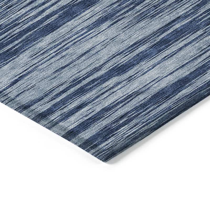 HomeRoots Abstract Modern Rectangle Outdoor Rug