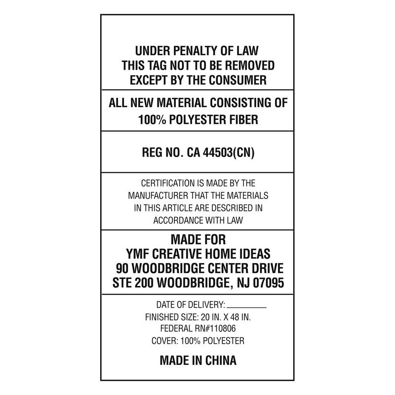 Juicy Couture 20" x 48" Plush Body Pillows