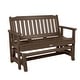 preview thumbnail 42 of 43, HIGHWOOD Lehigh Garden Glider Bench Weathered Acorn