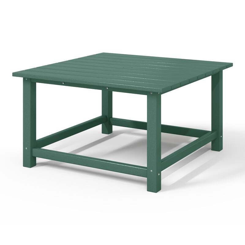 Laguna Outdoor Poly Adirondack 31" Square Coffee Table