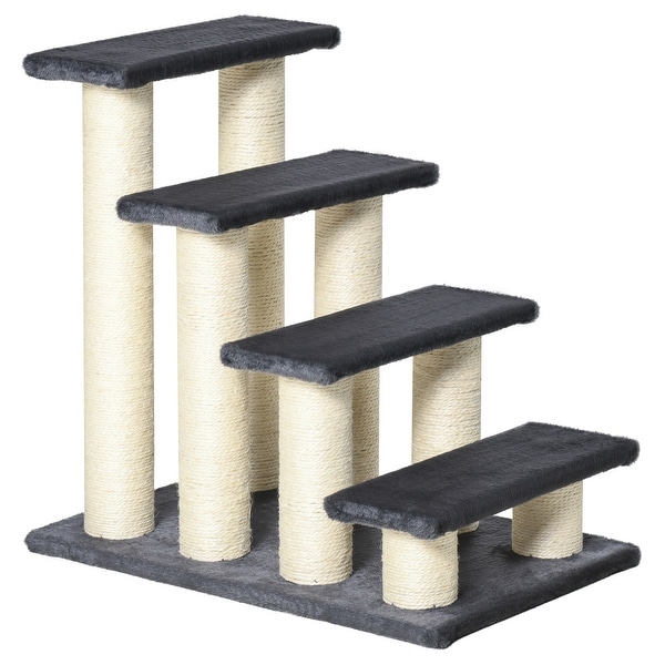 Cat Tree with 4 Steps for High Beds w Sisal Scratching Post Bed Bath Beyond 39809498