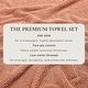 preview thumbnail 43 of 174, Linery & Co. Luxury Cotton Textured Bath Towel.