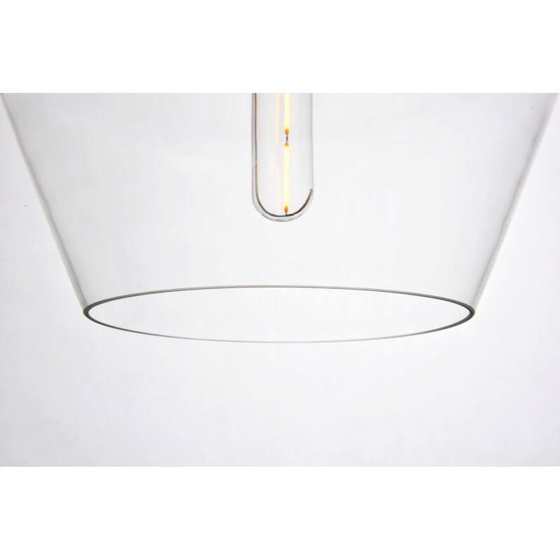 Elegant Lighting Placido Single Light 9-13/16" Wide Mini Pendant with