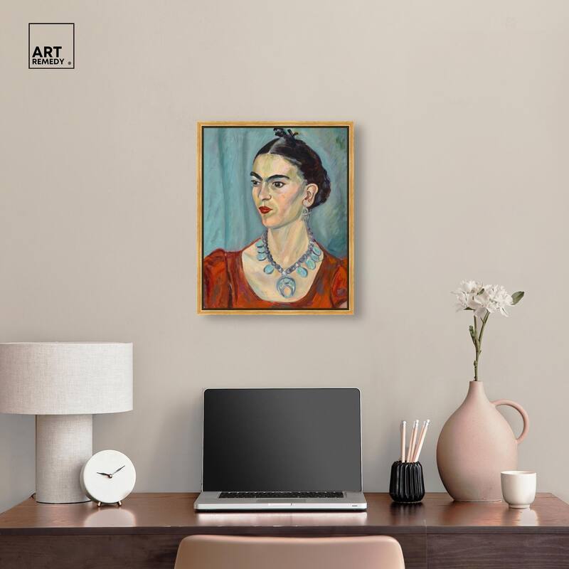 Frida Kahlo by Magda Pach 1933 Canvas by Art Remedy