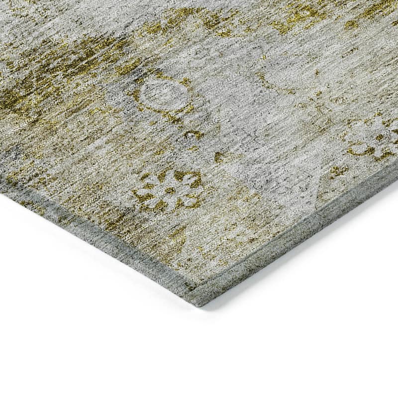 Machine Washable Indoor/ Outdoor Chantille Vintage Traditional Rug