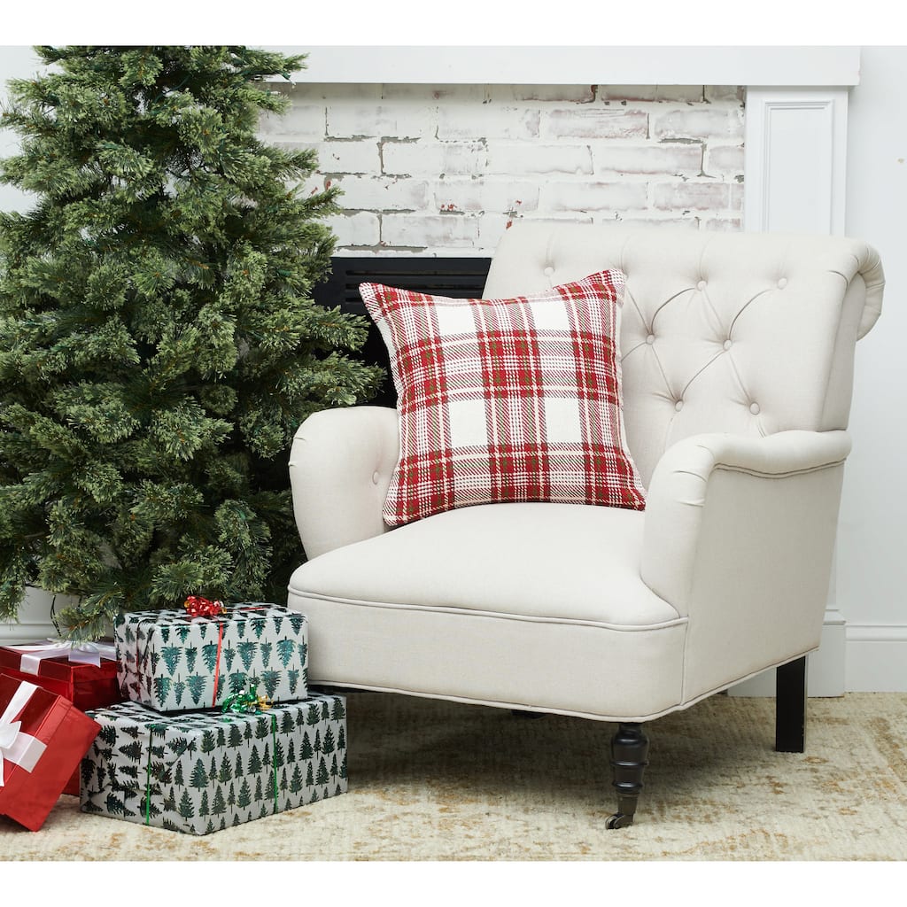 Plaid Decorative Throw Pillows