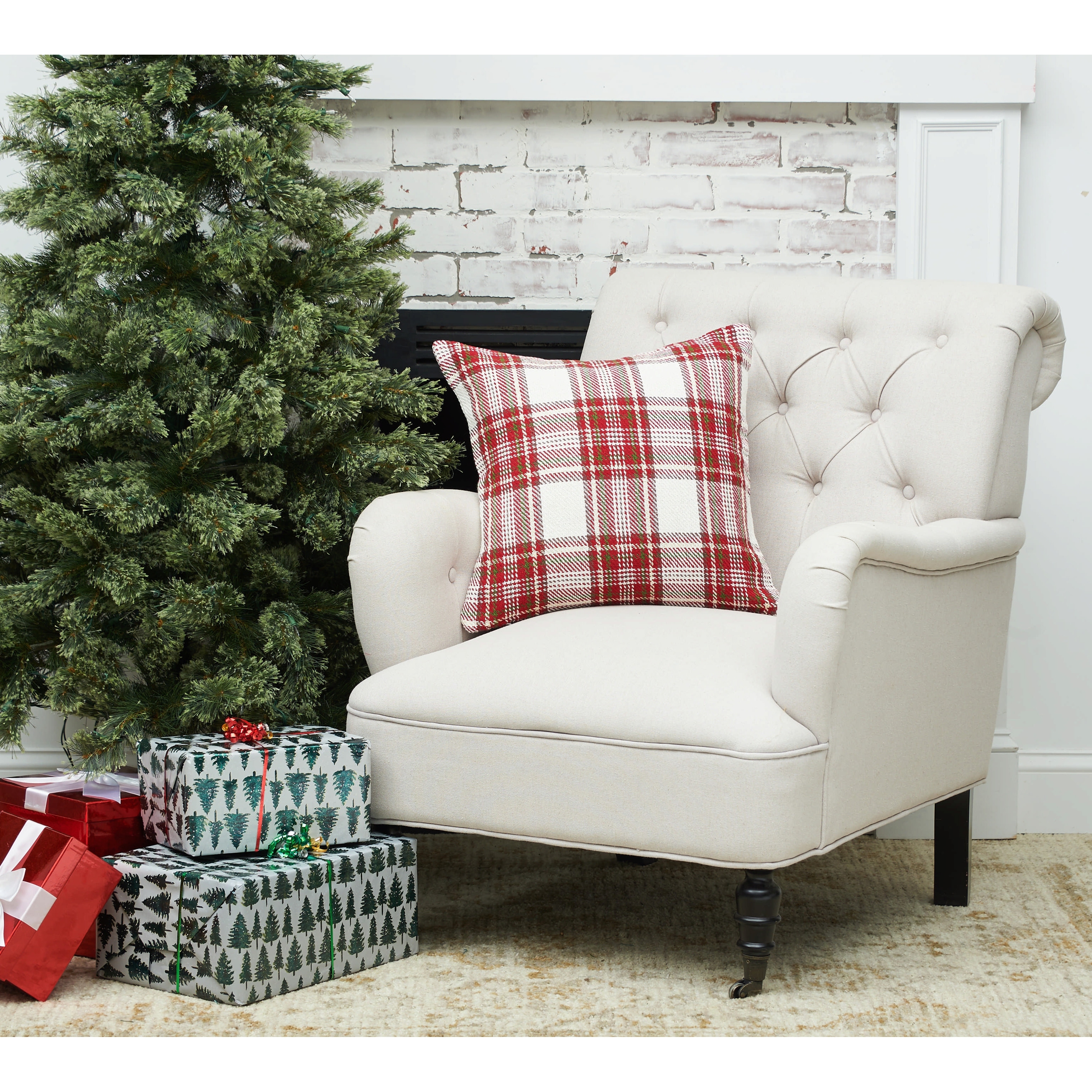Plaid Decorative Throw Pillows