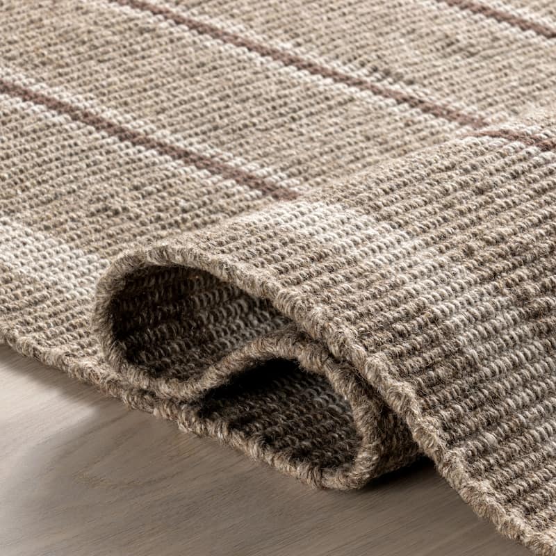 Frenshe Interiors Toluca Striped Wool Area Rug
