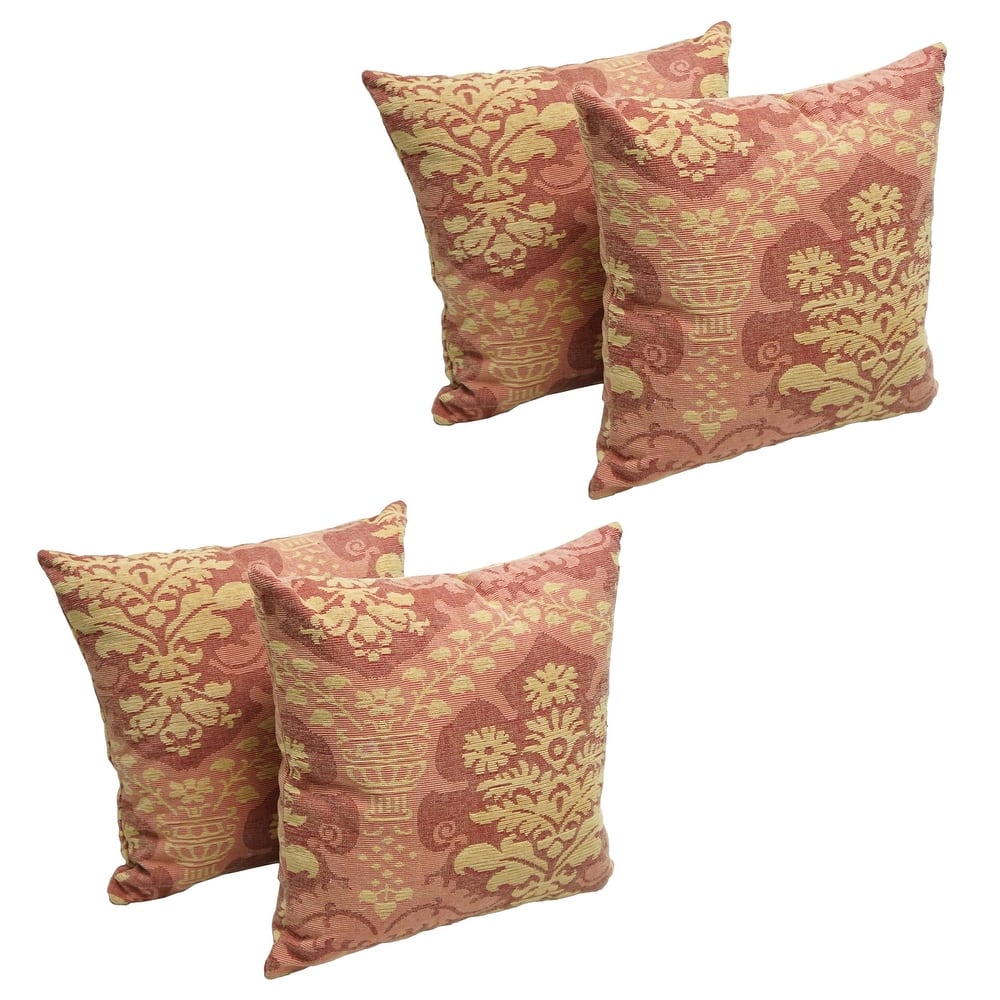17-inch Jacquard Throw Pillows (Set of 1, 2,or 4)