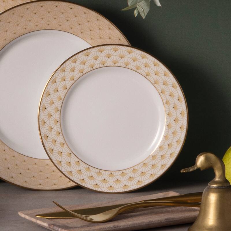 Trocadero Gold Set Of 4 Bread & Butter/Appetizer Plates, 6.5"