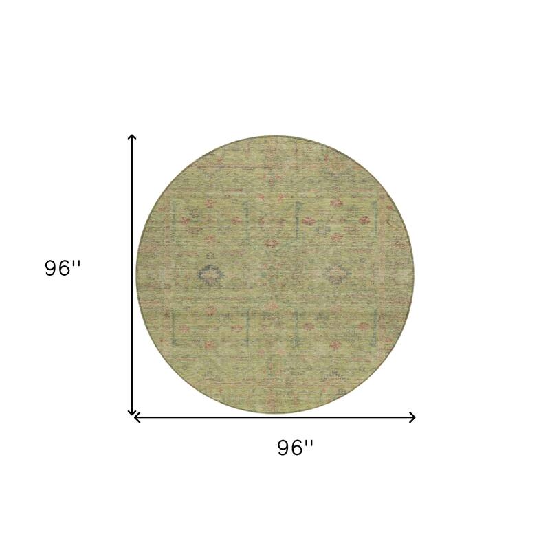 HomeRoots Floral Traditional Rectangle Outdoor Rug
