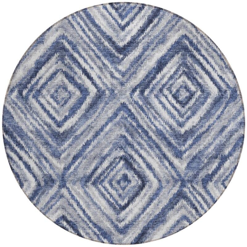 HomeRoots Geometric Transitional Rectangle Outdoor Rug