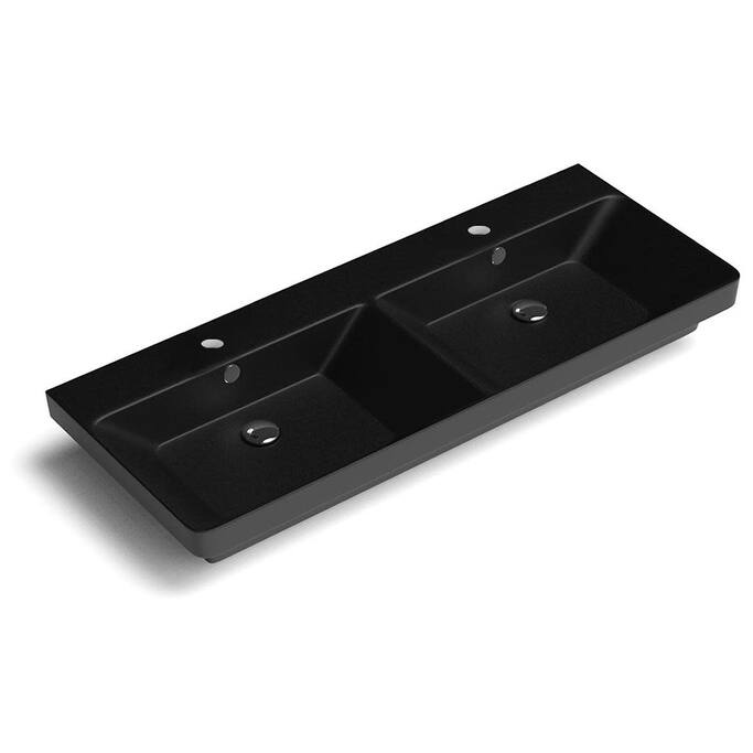 WS Bath Collections Luxury 120.01 Luxury 47" Rectangular Ceramic Drop