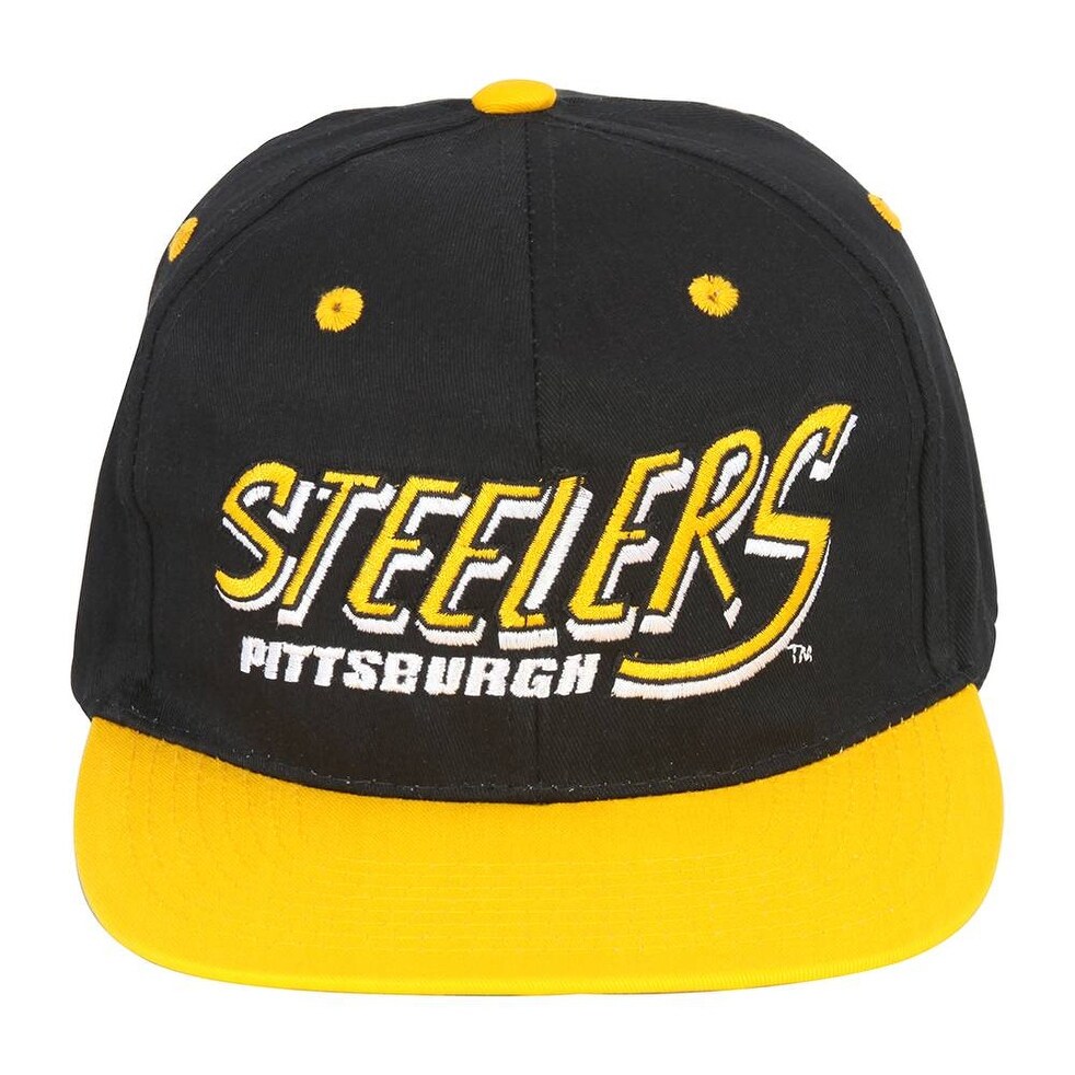 steelers flat bill hats