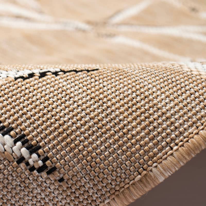 Liora Manne Carmel Bamboo Border Indoor/Outdoor Rug