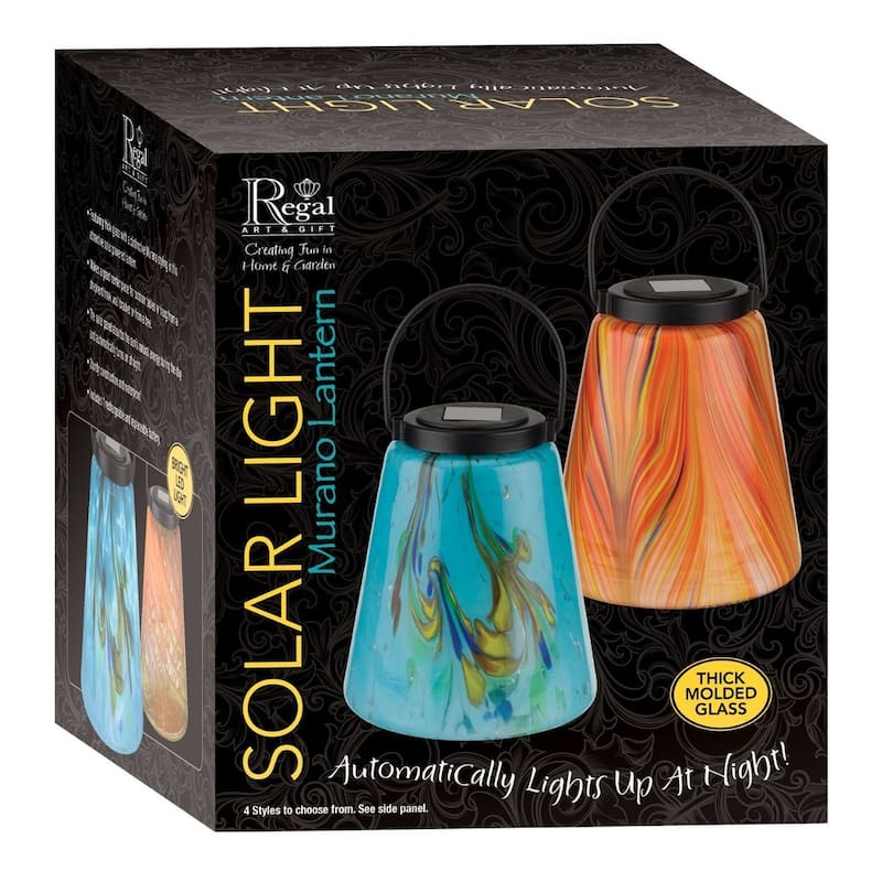 Murano Solar Lantern - Amber