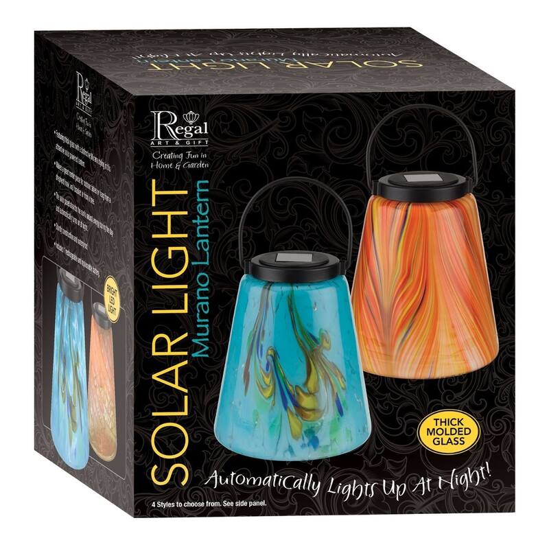 Murano Solar Lantern - Orange