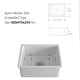 preview thumbnail 11 of 12, Eridanus Oslo 24-inch Undermount / Drop-in Kitchen Sink
