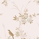 preview thumbnail 4 of 2, Shabby Chic by Rachel Ashwell Bird Chinoiserie Pink Gold Wallpaper
